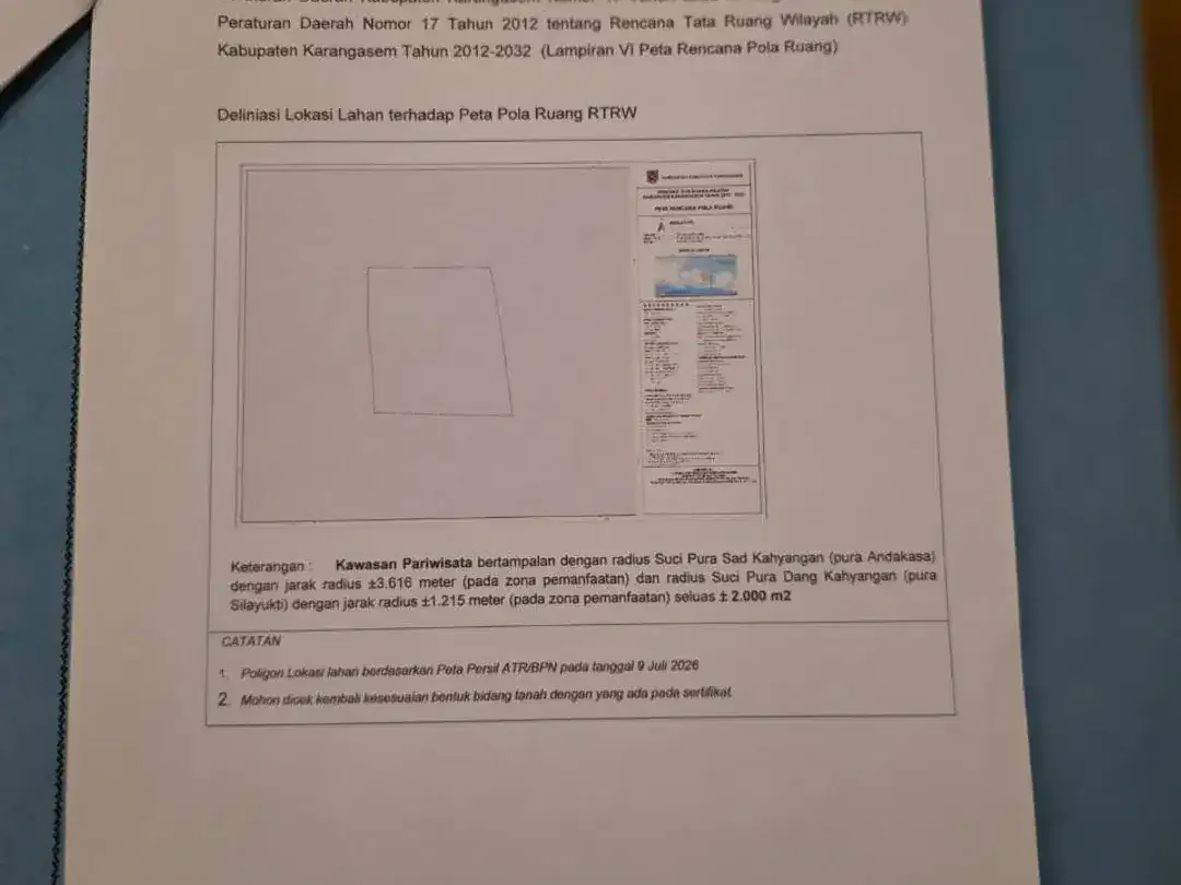 DIJUAL TANAH STRATEGIS PINGGIR PANTAI DI BALI - Image 10 of 10
