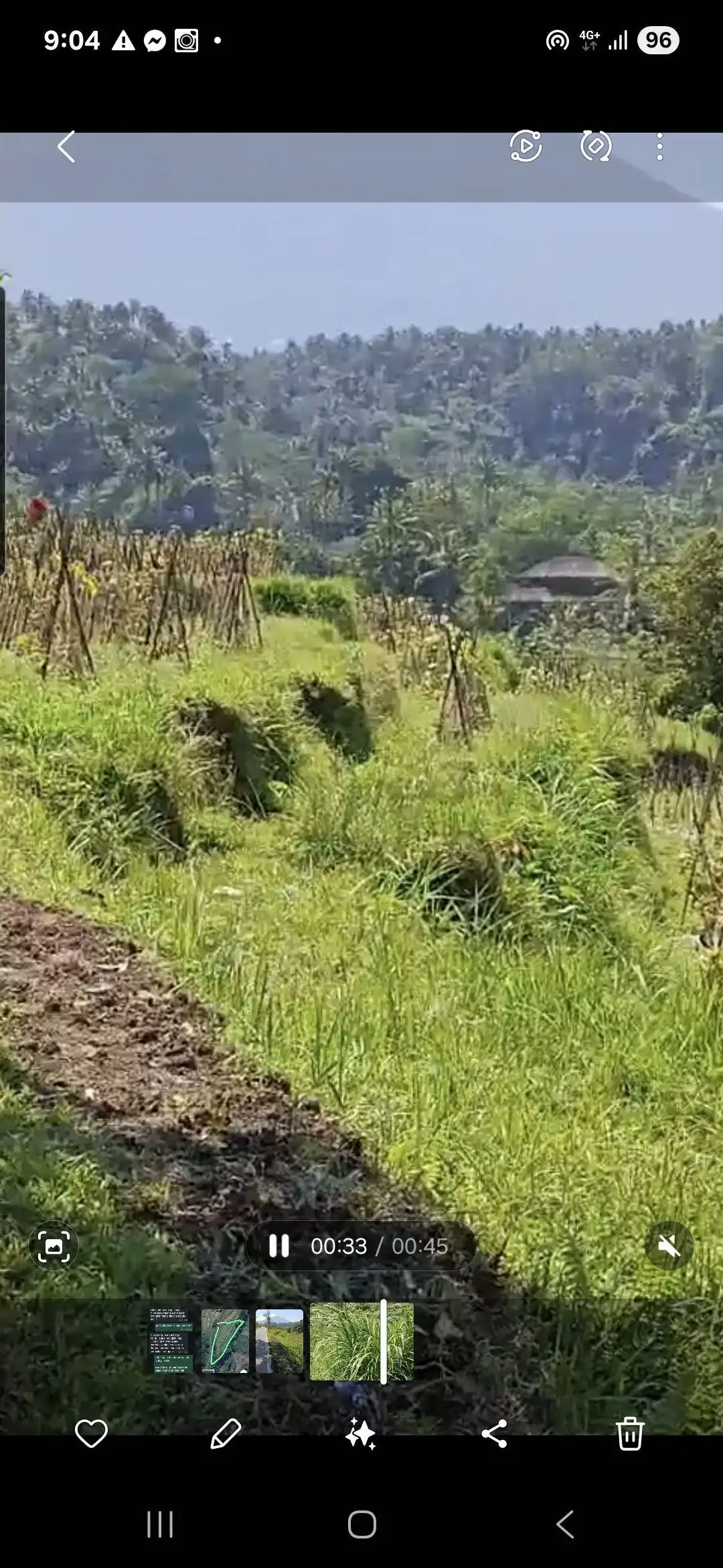 Land 20a for Sale close to Sidemen Traditional Village Bali - Image 5 of 10