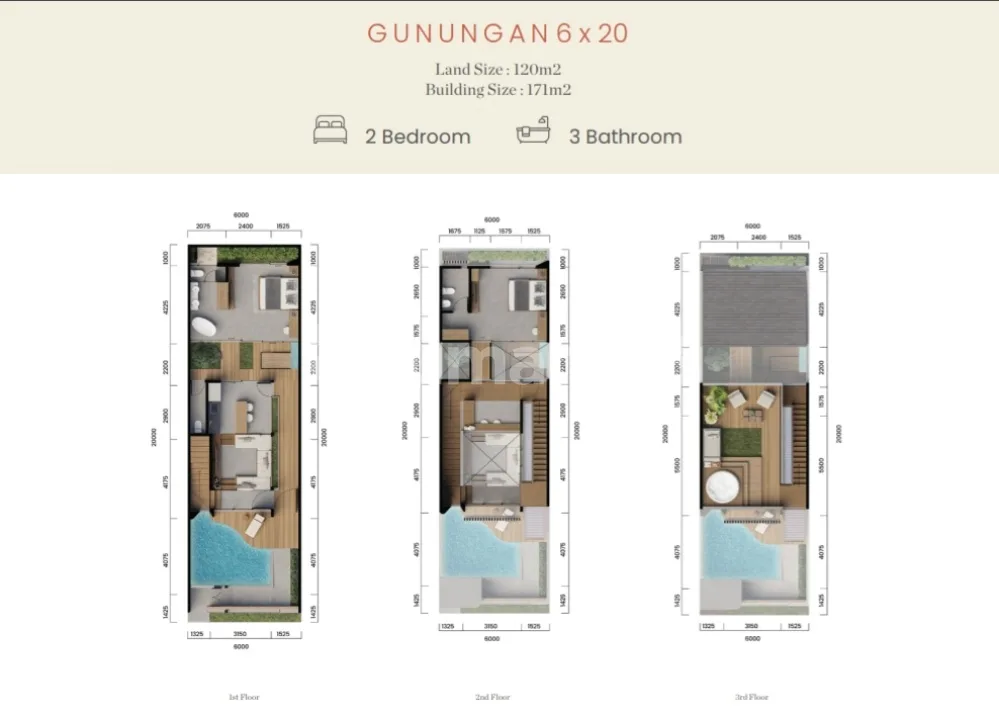 Cluster Villa di Seminyak Bali, Strategis & Menguntungkan - Image 2 of 2