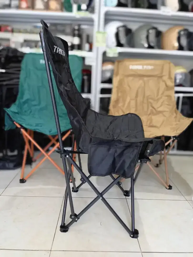 PROMO Kursi Lipat Sandaran Tinggi camping/mancing/gunung UK.47x47x91cm - Image 2 of 9