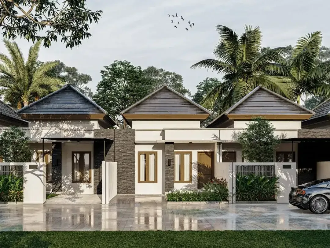 Rumah dengan konsep minimalis dengan harga murah di daerah Kampial, Nusa Dua. Lingkungan perumahan 5 menit ke Po - Image 2 of 6