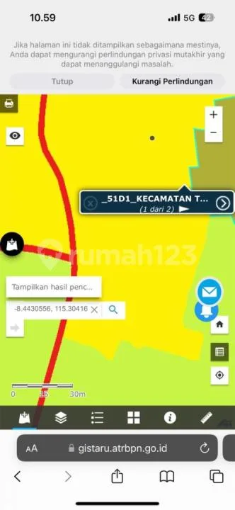Dijual Tanah Strategis - Timur Ubud Lingkungan Vila dan Resto - Image 4 of 4