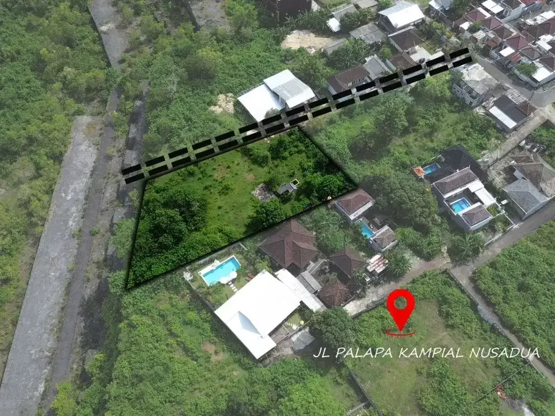 BUC! TANAH OCEAN VIEW NUSA DUA – HANYA 200 JT-AN/ARE! PELUANG INVESTASI LANGKA  ( RBN / SY/ LM ) - Image 5 of 9