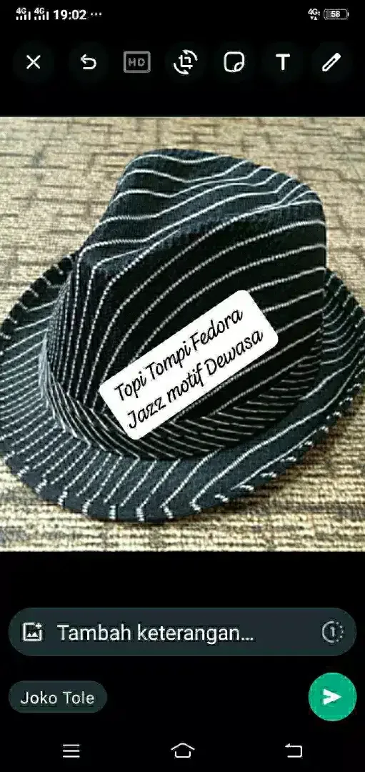Topi Fedora dan Tompi Jazz - Image 10 of 10