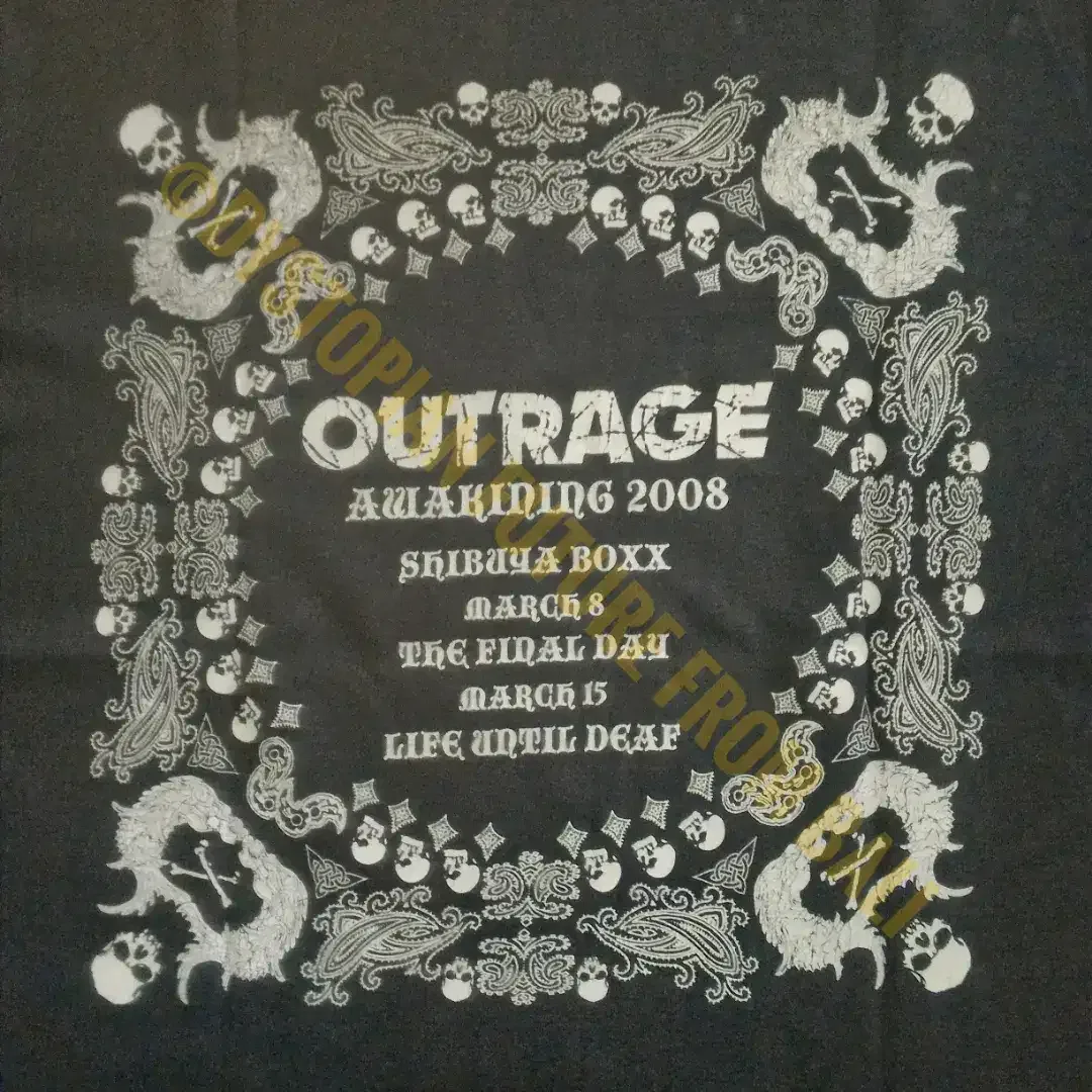 T-shirt Band Outrage - Awakening 2008 - Image 4 of 5