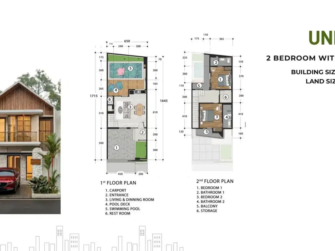 VILLA 2–3 BEDROOM DENGAN PRIVATE POOL DI JIMBARAN, BALI - Image 4 of 8