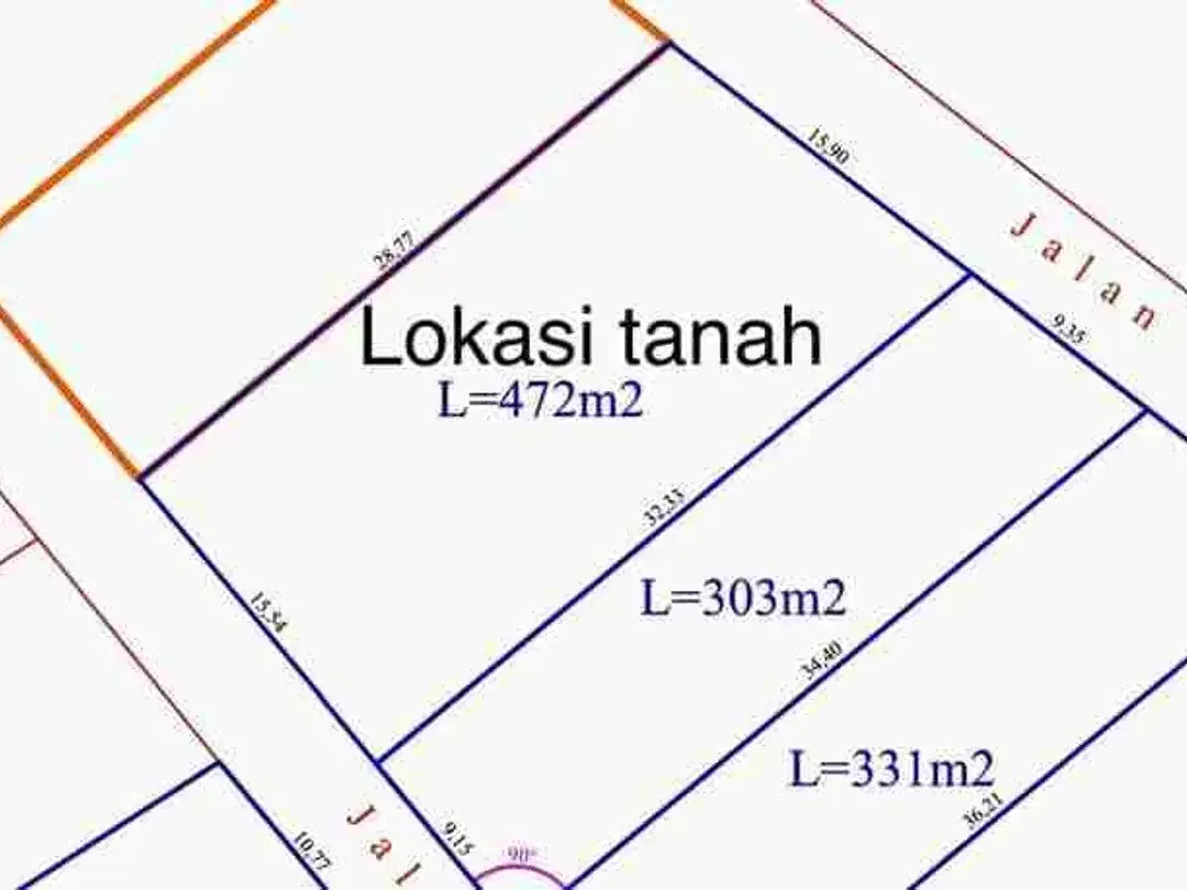 Tanah Premium 472m² Umalas, Dekat Seminyak - Image 4 of 10