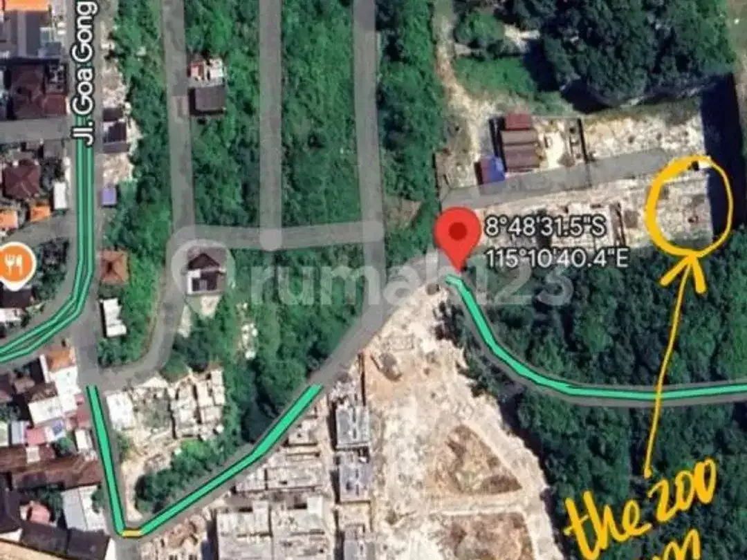 Dijual Tanah Plot Kecil di Goa Gong Kutuh Kuta Selatan - Image 4 of 9