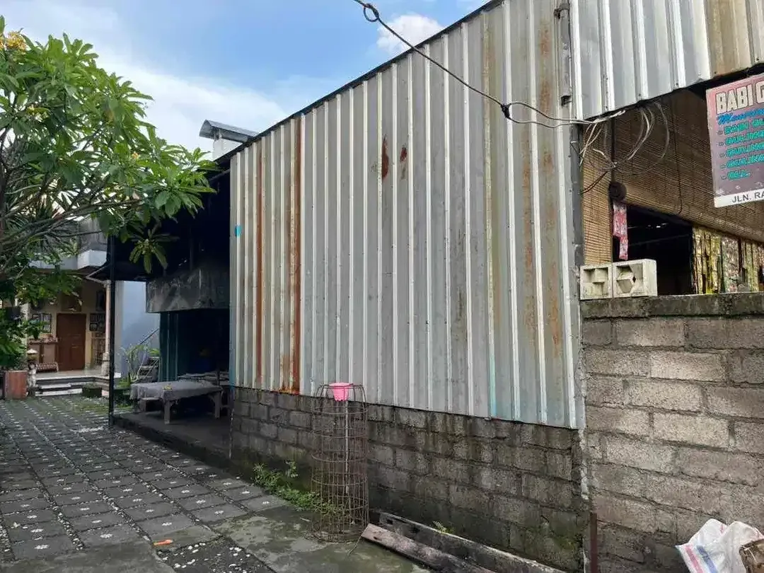 DIJUAL TANAH LUASAN KECIL PINGGIR JALAN RAYA MUNGGU TANAH BONUS BANGUNAN WARUNG - Image 3 of 5
