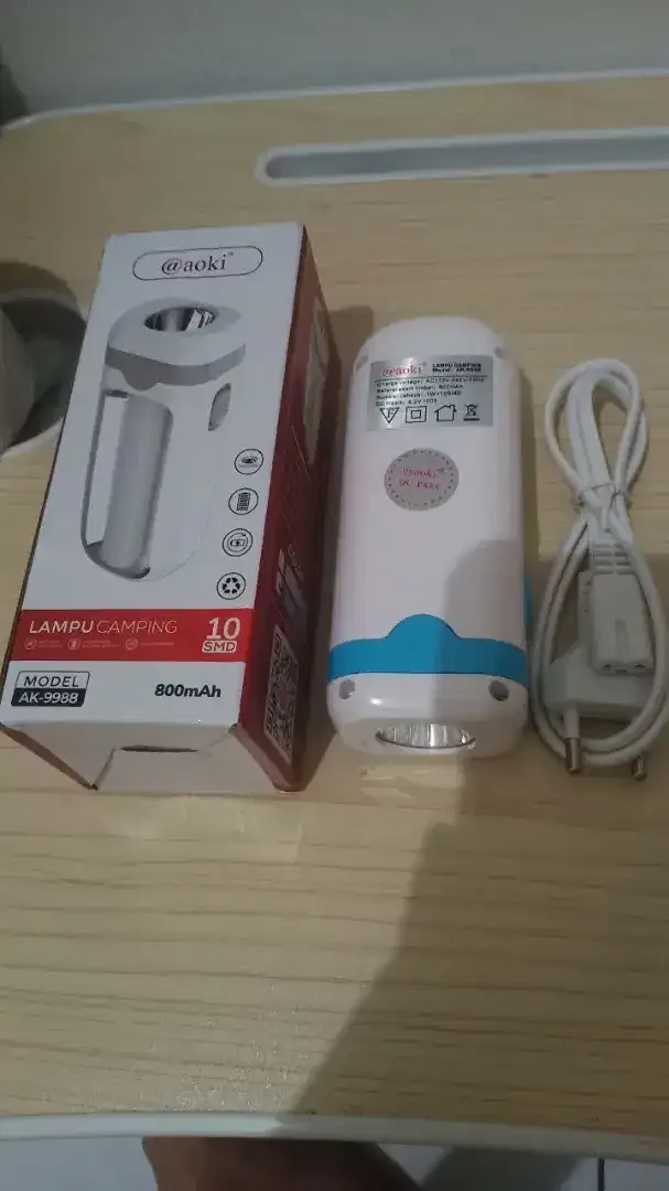 50rb BARU-Senter Tangan/Lampu Emergency  Merk Aoki 1Watt - Image 4 of 4