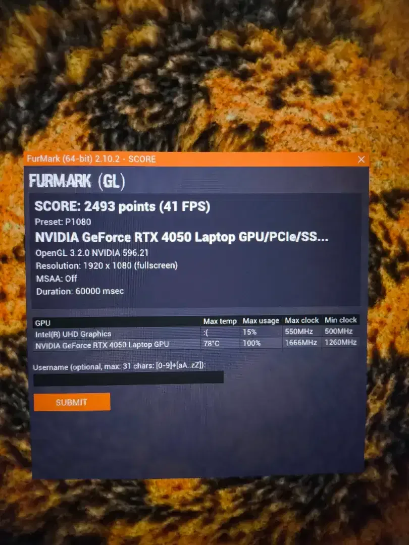 Laptop MSI Thin GF63-12VE | RTX4050 - I5 GEN 12 - 16/512 - Image 7 of 9