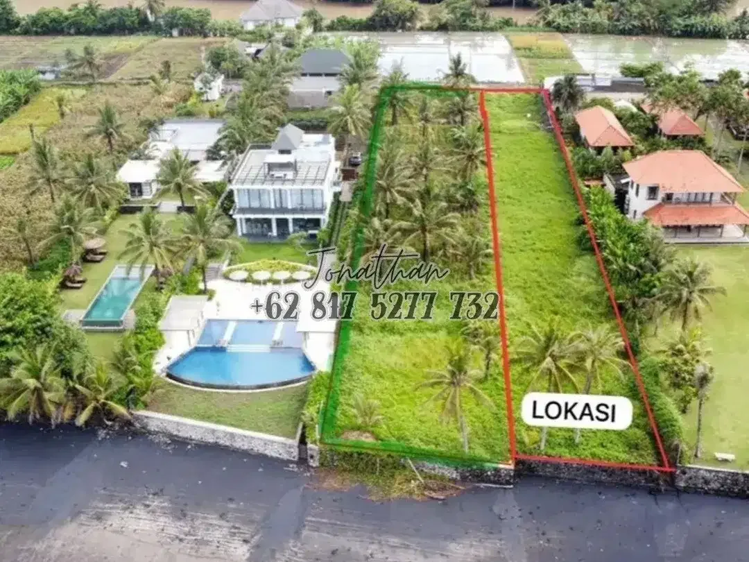 Tanah Beachfront SHM Zona Pariwisata Pantai Pasut Tabanan Bali - LSADT - Image 1 of 4