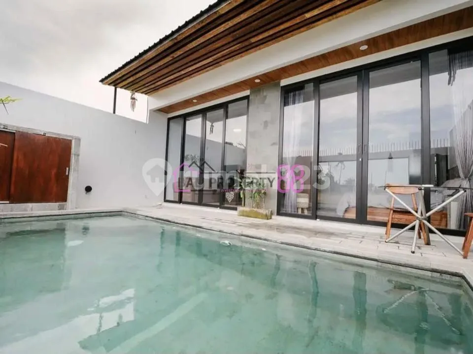 Villa Minimalis View Sawah Menawan dengan Kolam Renang Pribadi di Singapadu Ubud - Image 1 of 4