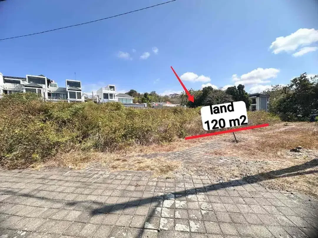 Tanah Kavling 120 m2 Area Villa One Gate Dekat Kampus POLTEKPAR Nusa Dua - Image 3 of 10