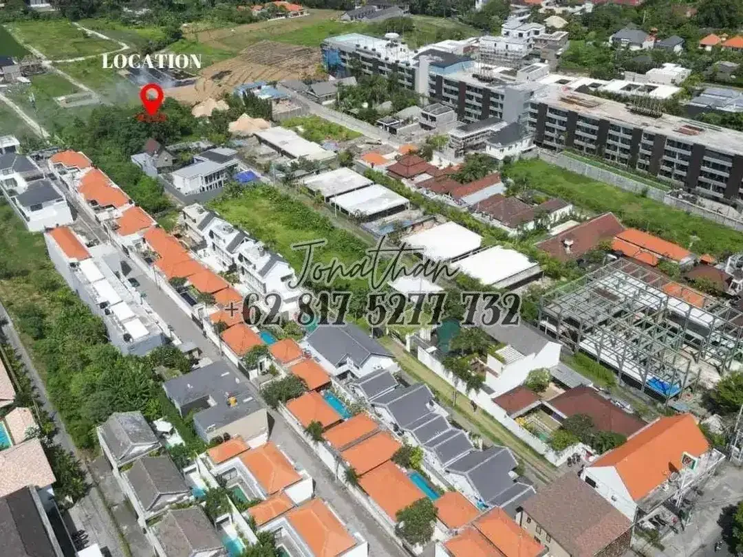 Dijual Tanah Komersial Freehold Area Villa Bumbak Umalas Bali - LSSO - Image 5 of 9