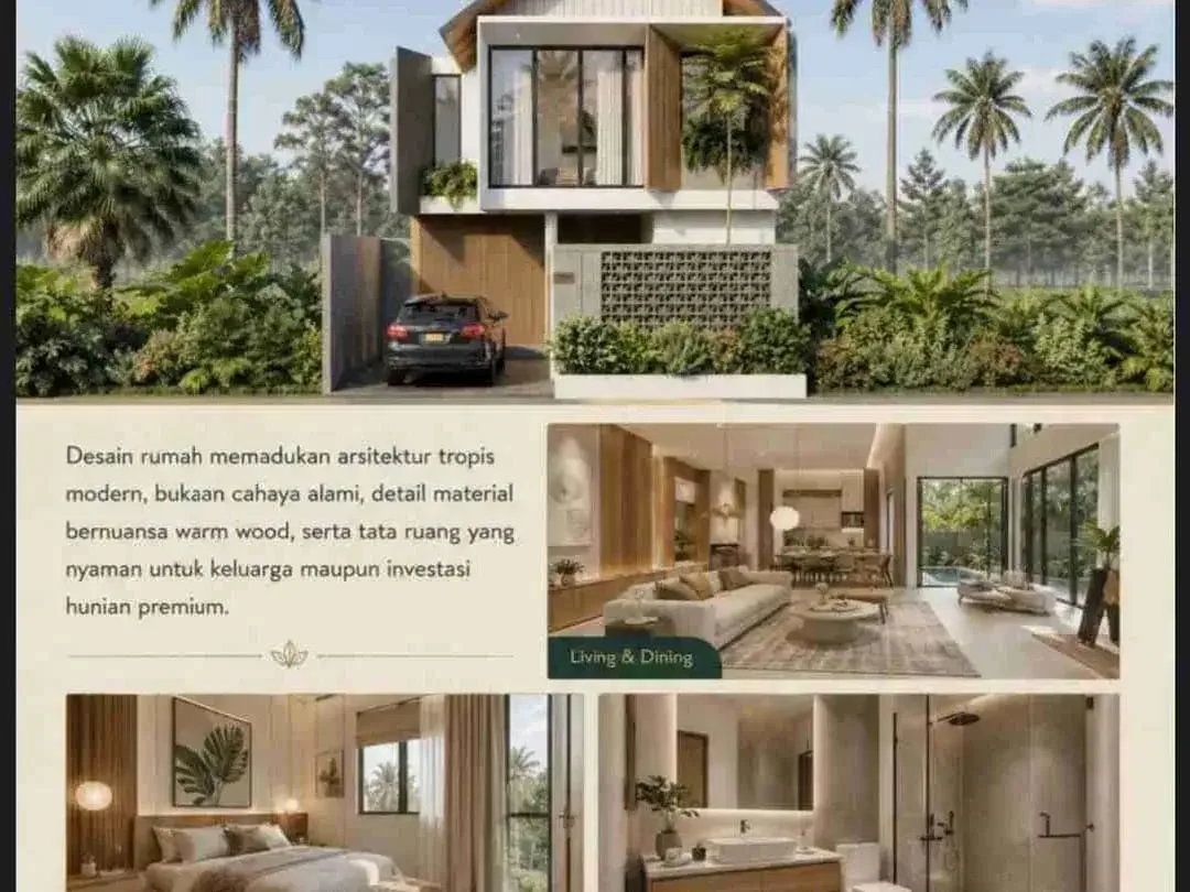 Rumah Baru Modern dalam Komplek Ekslusif di Denpasar Selatan, dekat K.E.K Kura2 dan Tol - Image 3 of 10