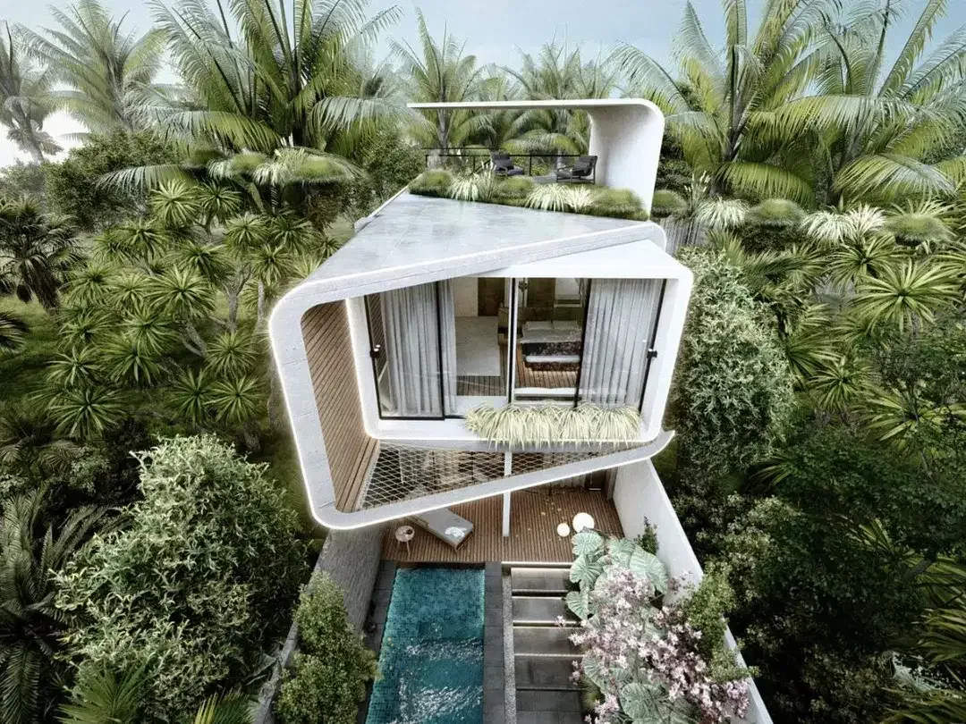 Vila investasi dengan pemandangan sawah di kawasan Umalas - Image 1 of 9