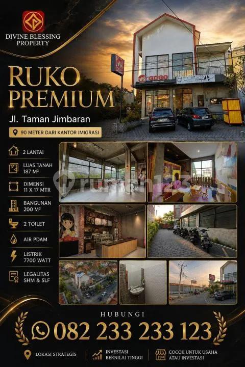 Ruko Premium Sebelah Kantor Imigrasi Jimbaran - Image 1 of 4