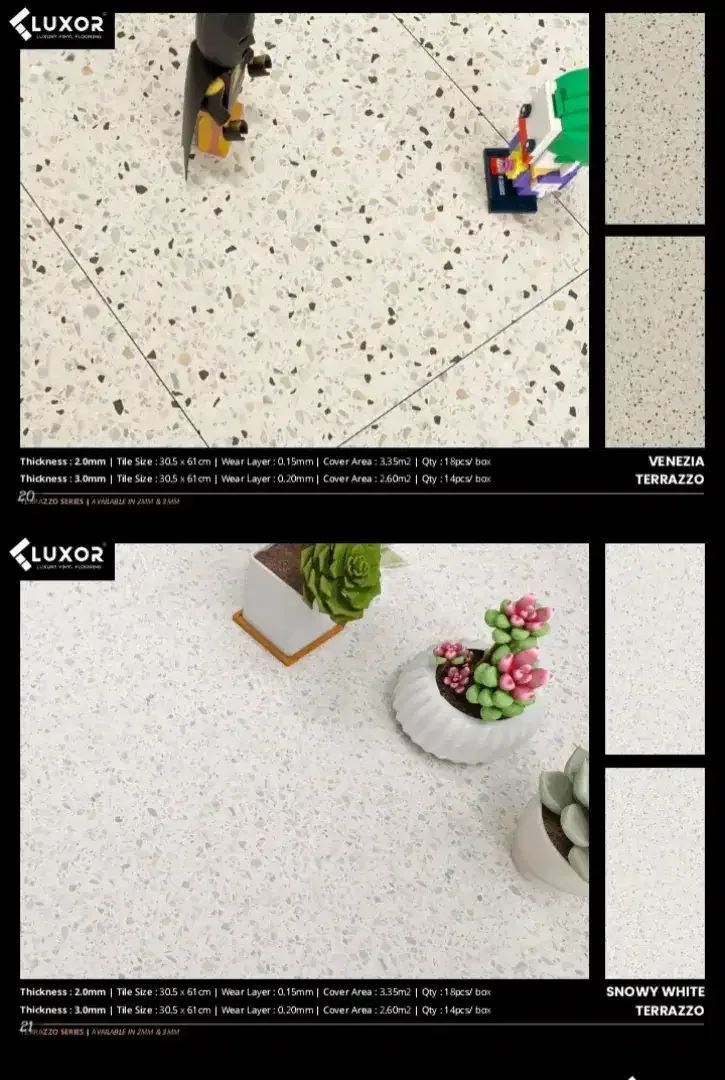 Vinyl lantai luxur 3mm - Image 1 of 10