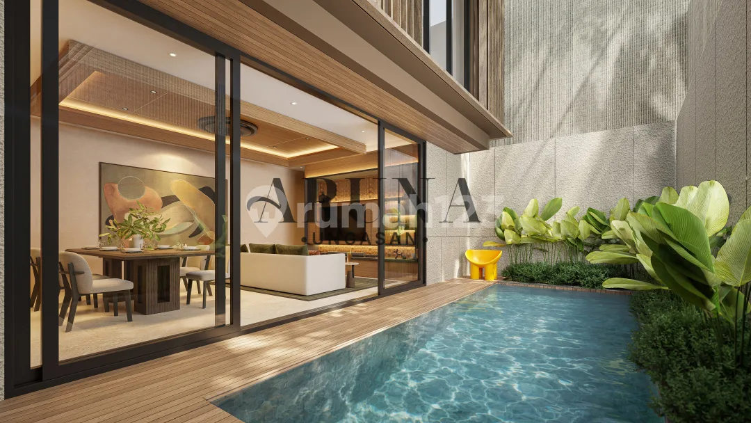 Dijual Villa Mewah 3 Kamar Fully Furnished Pemandangan Laut Bali - Image 2 of 4
