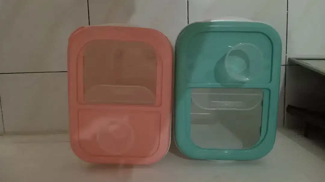 Tempat Kotak Pnyimpanan Beras Storage Kpasitas 10kg Tutup Sliding BARU - Image 3 of 4