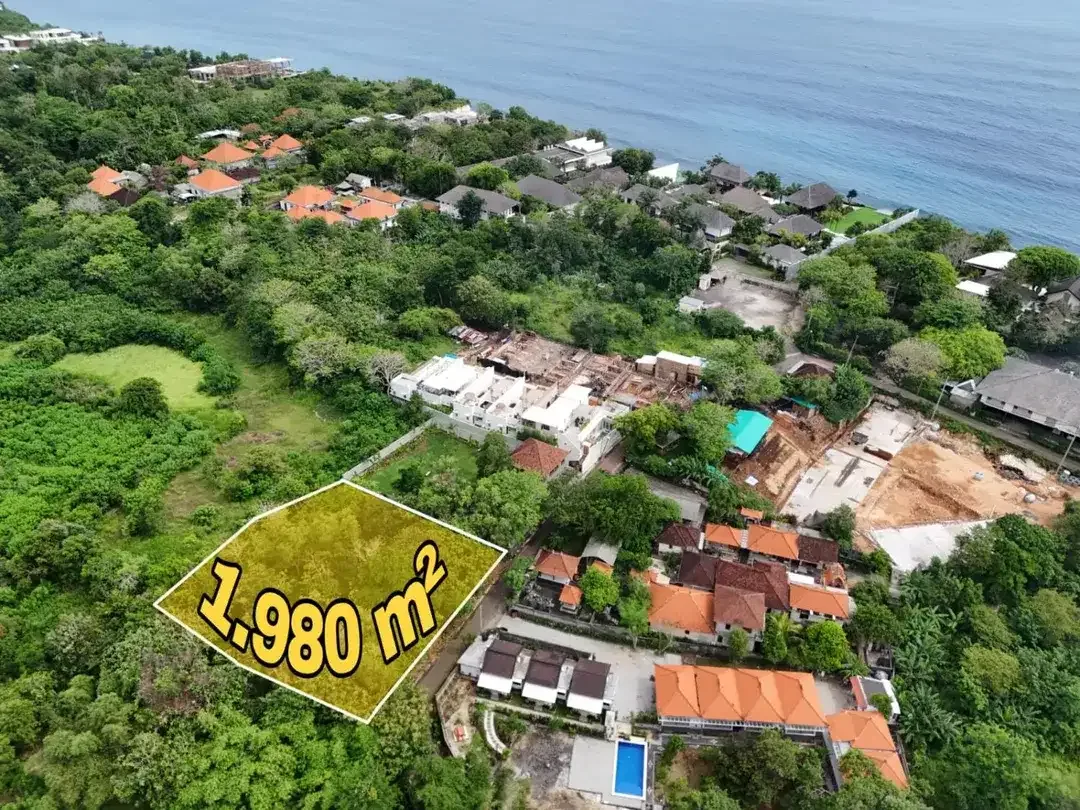 Tanah Strategis Dekat Tebing Pantai di Uluwatu Bali - Image 5 of 10