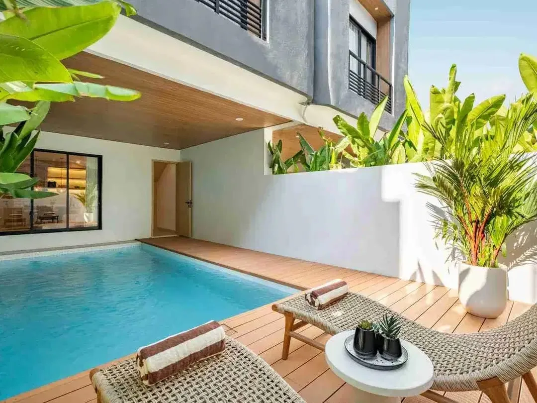Freehold Brand New Villa Lantai I dengan Struktur bangunan lantai II Location : Canggu Tumbakbayuh, Bali - Image 1 of 10