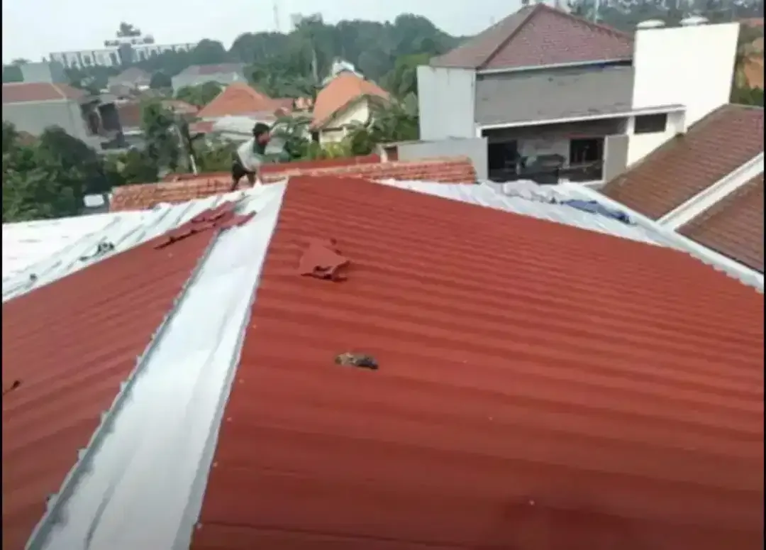 Kanopi, Canopy besi hollo, rangka baja ringan,plafon pvc - Image 4 of 10