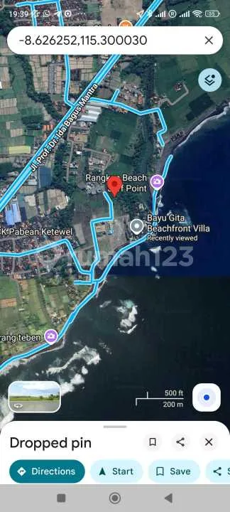 Beach Front 123M Pantai Ketewel Gianyar Bali - Image 2 of 4