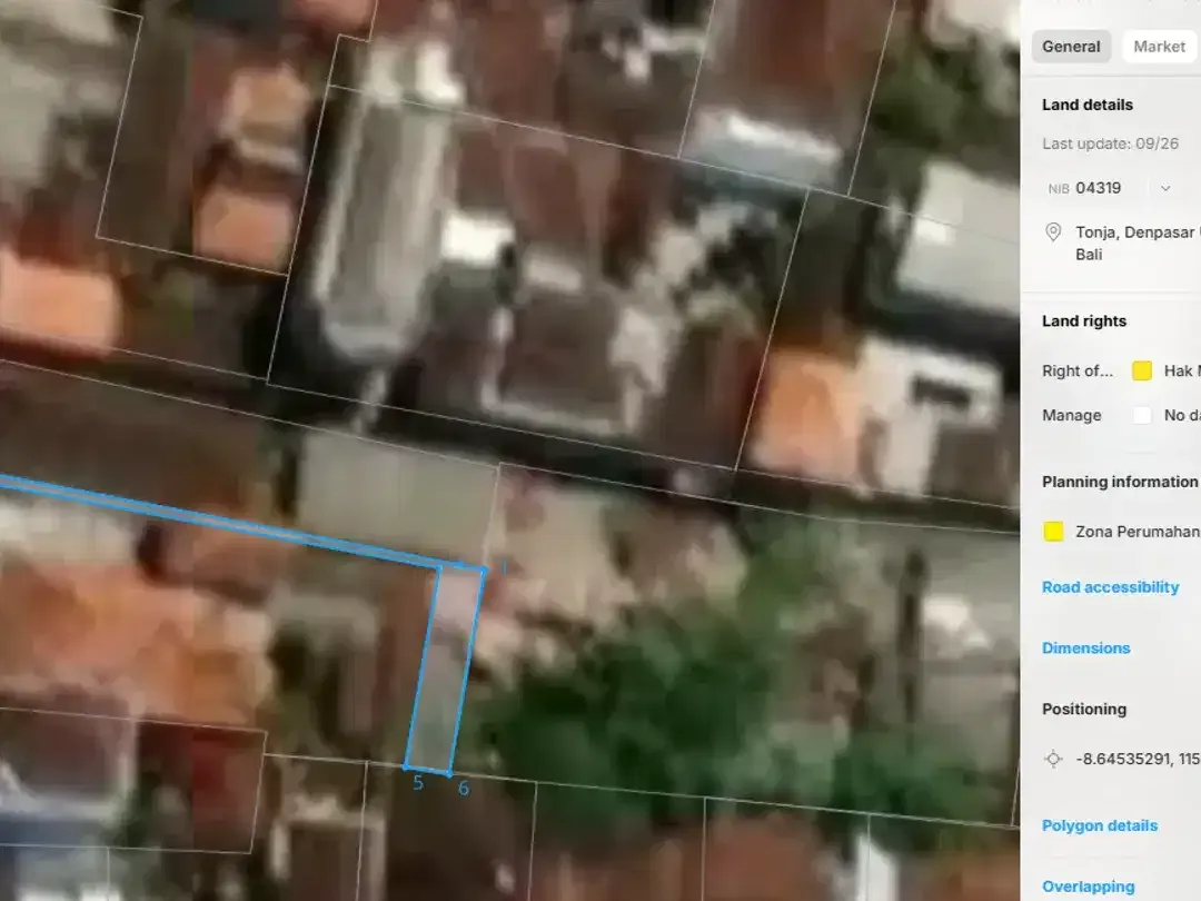 Tanah Premium 6,75 Are + Bonus Bangunan Tua Dijual di Denpasar Utara - Image 3 of 6