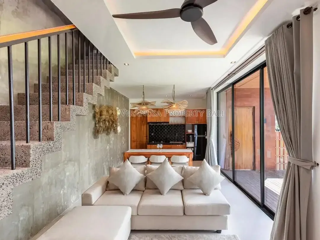 Dua Villa Modern dengan 180° Rice Field View di Ubud - Image 8 of 10