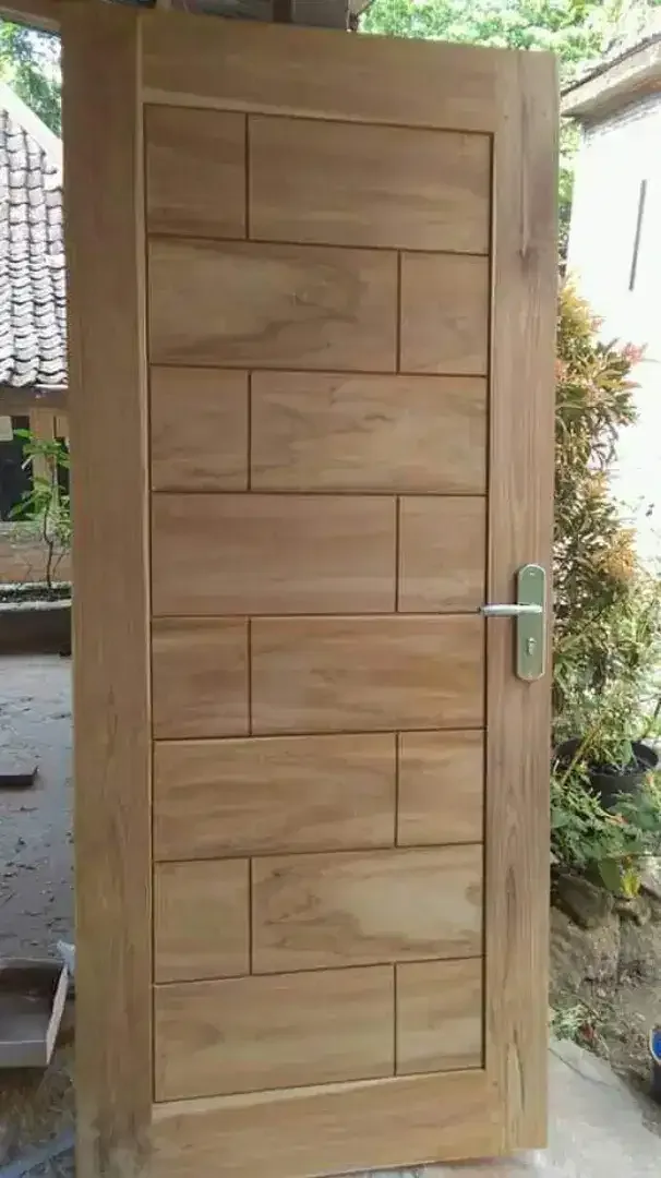 Jual daun pintu bahan kayu mahoni dan jati - Image 2 of 5