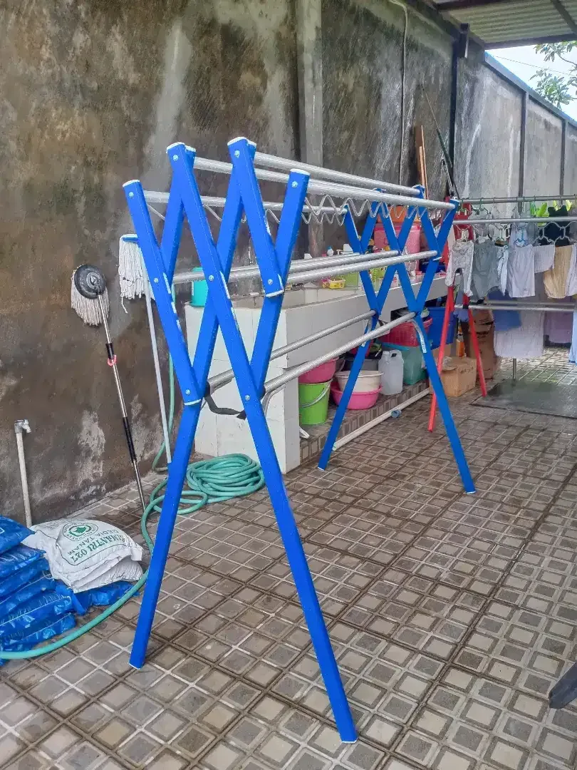 Jemuran jumbo bahan full alumunium 180*75*165cm - Image 4 of 5