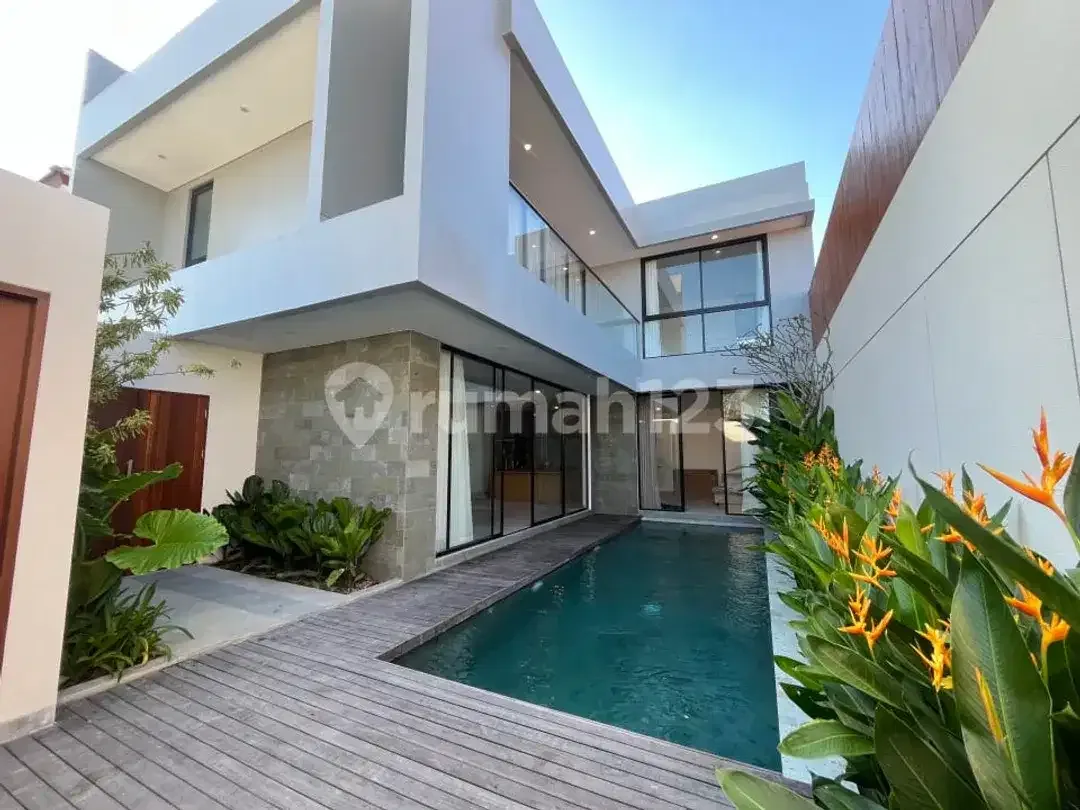 Exclusive Brand New Villa For Rent In Kedampang Kerobokan - 3Br Fully Furnished Private Pool - Image 1 of 10