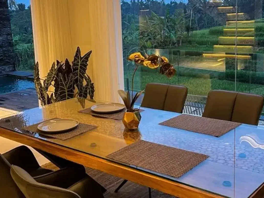 VILLA VIEW SAWAH DAN GUNUNG DEKAT PUSAR UBUD DI ABIANSEMAL BADUNG - Image 3 of 6