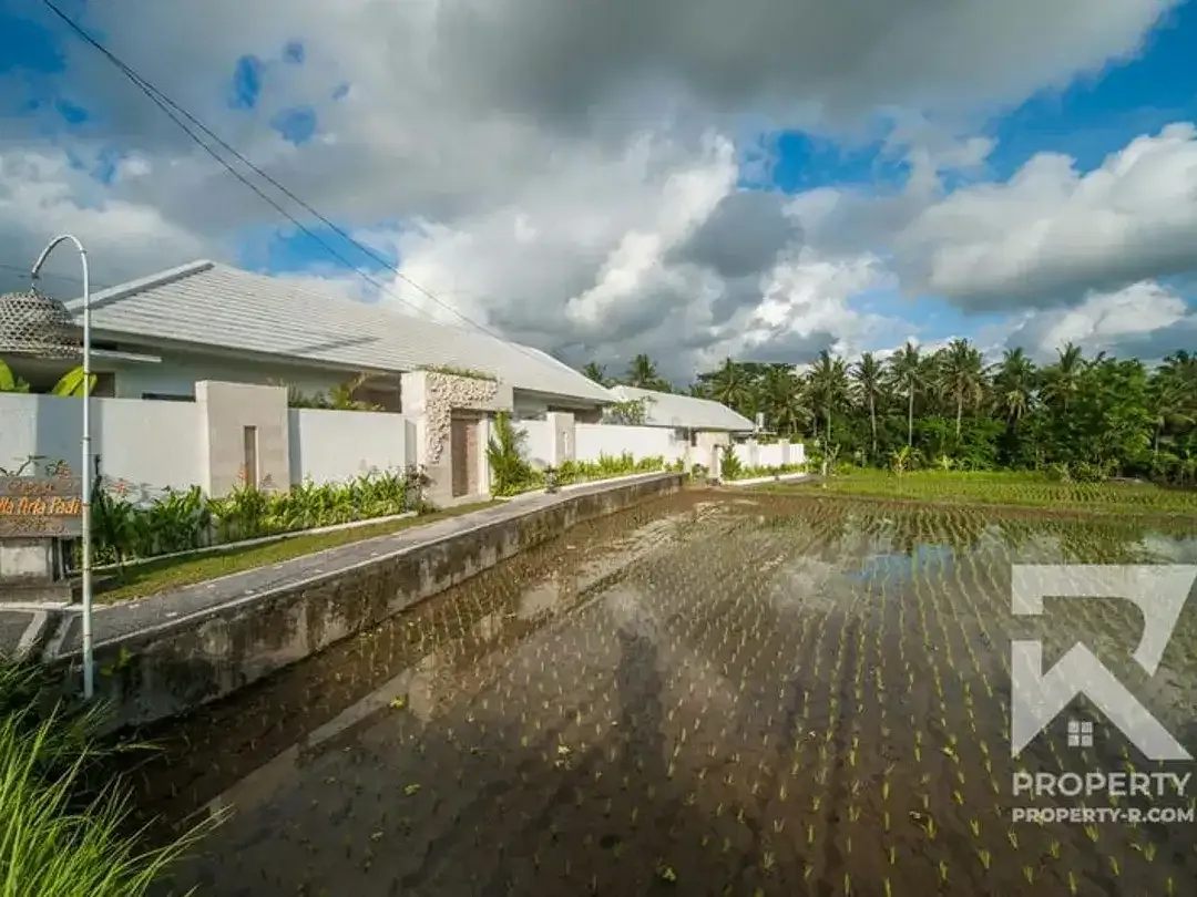 Vila 3 Kamar Tidur Luas dengan Pemandangan Sawah di Ubud Bali untuk Dijual Leasehold Hak Sewa - Image 4 of 10