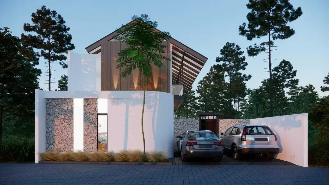 HUNIAN VILLA MODERN TROPIS 3BR LOKASI DEKAT BEACH JIMBARAN - Image 1 of 4