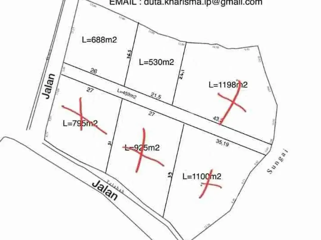 Di jual tanah sangat langka ke pantai hanya 4 menit lingkungan villa mewah lingkungan bersih sangat cocok untuk di bangun villa - Image 9 of 9