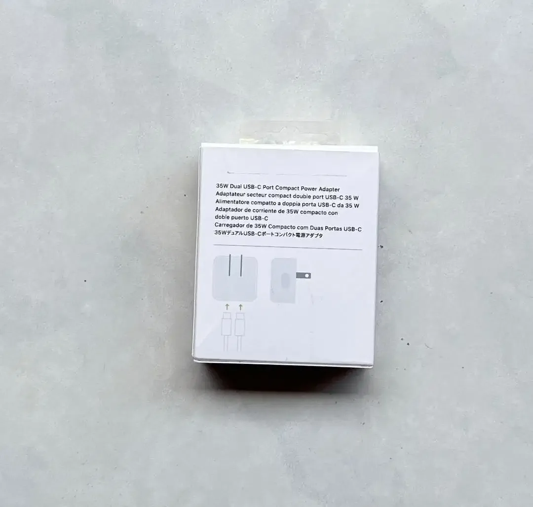 Power Adapter 35 Watt Dual USB-C Port Compact - Image 2 of 3