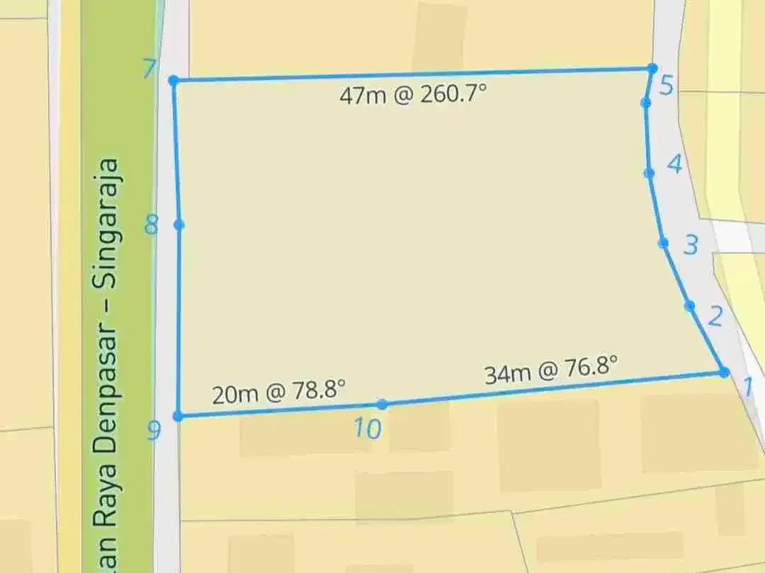 Dijual Tanah Strategis Jalan Raya Denpasar – Singaraja, Area Perean Luwus TABANAN BALI - Image 5 of 6