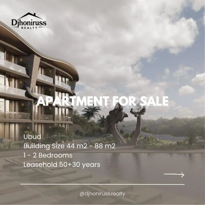Apartemen 2 Bedrooms In Ubud, Bali - Image 1 of 4