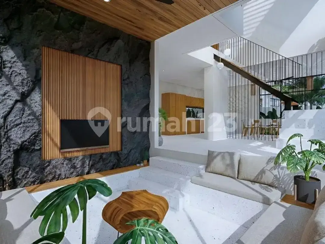 Tangkuban Village Villa For Sale In Kerobokan, Ricefield View, 3Br, Yellow Zone, Usd 290,000 - Image 2 of 10