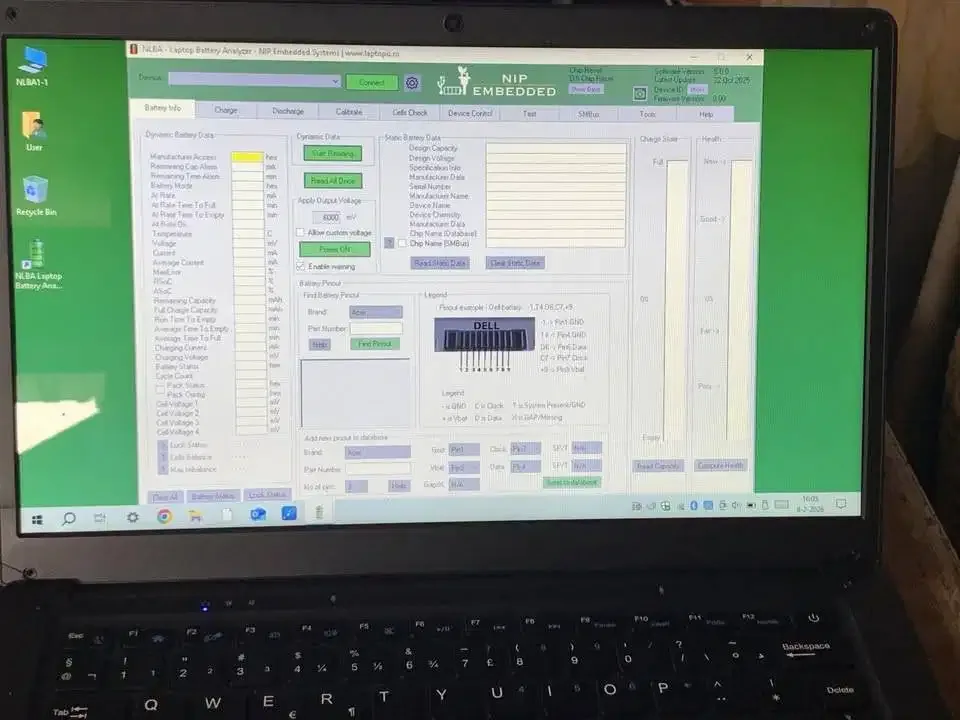NBLA1-Professional Laptop Battery Analyzer and Repair Tool good condi. - Image 5 of 7