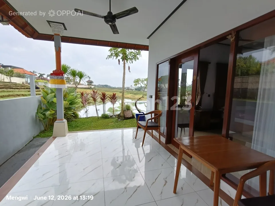 House For Rent - 2Br Fully Furnished With Rice Field View In Beraban, Tabanan | 4 Minutes To Nyanyi Beach & Nuanu - Image 3 of 4