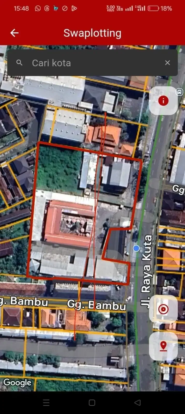 DIJUAL TANAH DAN BANGUNAN HARGA DIBAWAH NJOP DI BADUNG BALI - Image 1 of 5