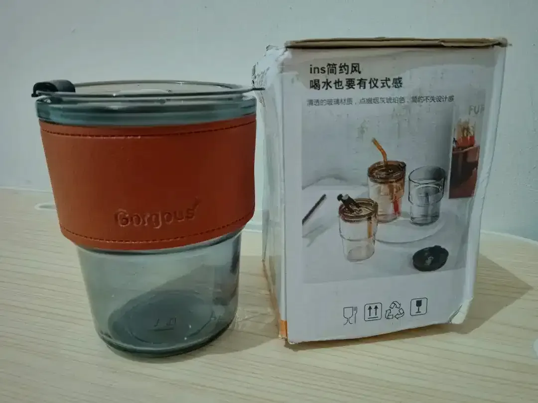 20rb BARU-Promo Dijual Murah Botol Minum Kaca Aesthetic Kap. 400ml - Image 3 of 4