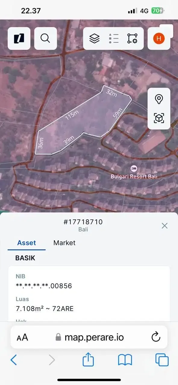 Dijual Lahan Siap Bangun Lokasi Samping Bulgary Hotel Pecatu - Image 10 of 10