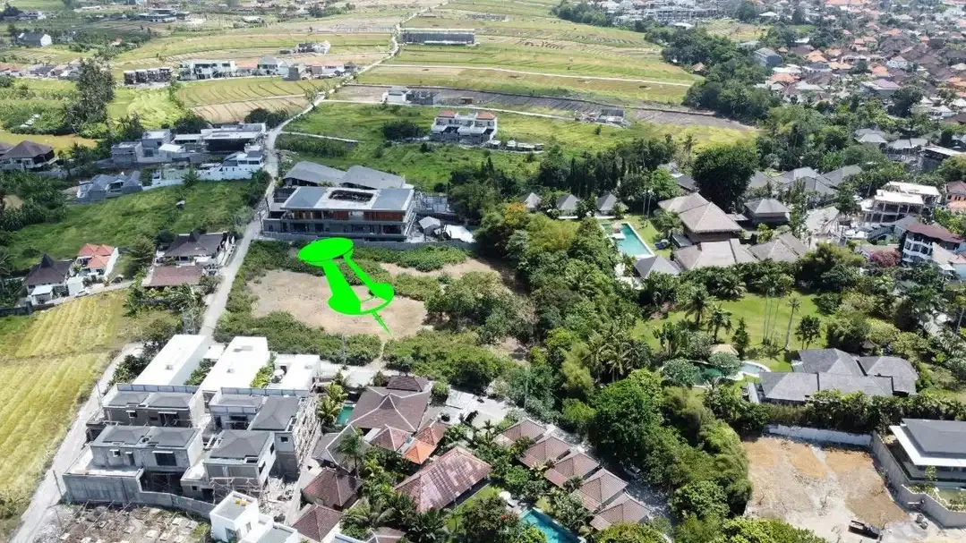 TANAH PERERENAN 800 METER PANTAI MURAH VIEW SAWAH GAK BIKIN SUSAH - Image 9 of 10