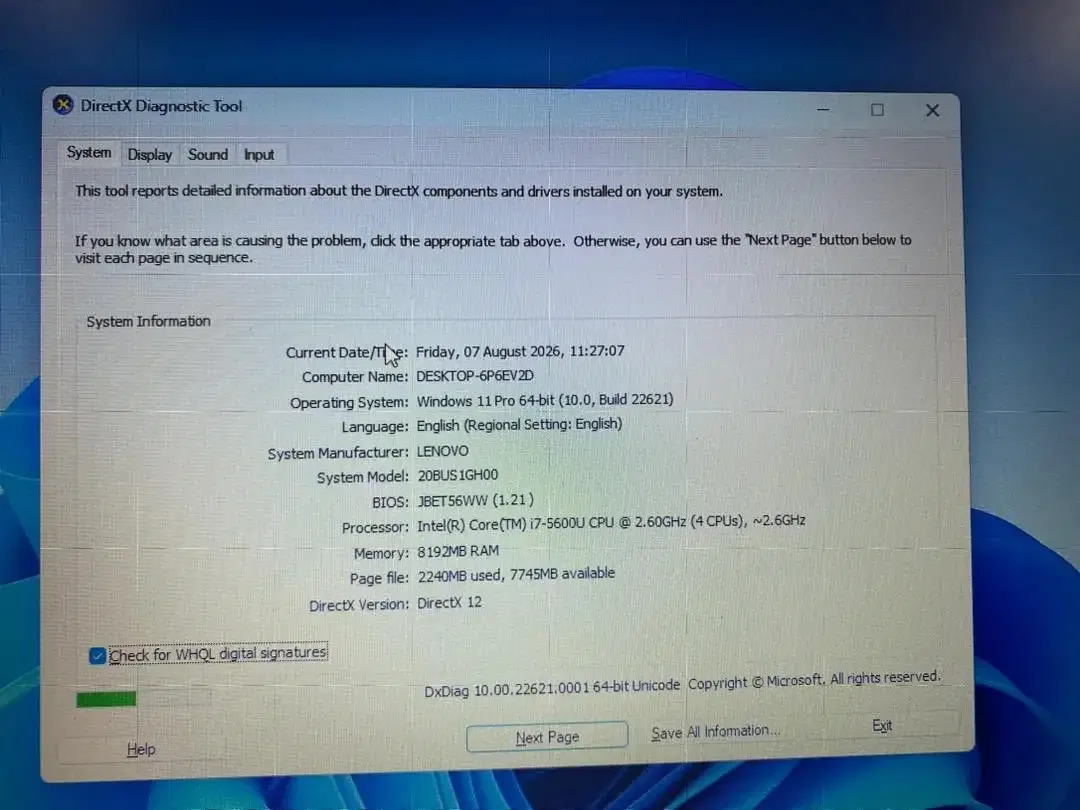 Lenovo ThinkPad T450 Core i7 Ram 8GB SSD 128GB Slim Mulus Bergaransi - Image 9 of 10