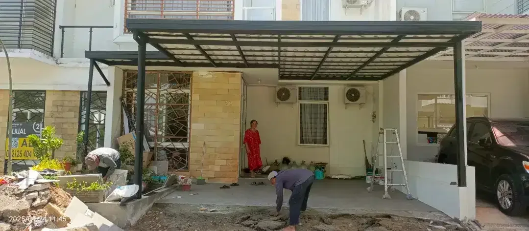 Spesialis pemasangan kanopi baja ringan terpasang rapi - Image 2 of 8